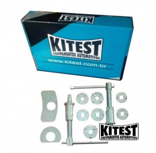 Conjunto de Ferramentas Para Retornar o Êmbolo de Pinça de Freios Traseiros de Veículos KF-130 KIT-C  KITEST